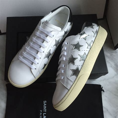 ysl star sneakers sale|saint laurent sneakers women's.